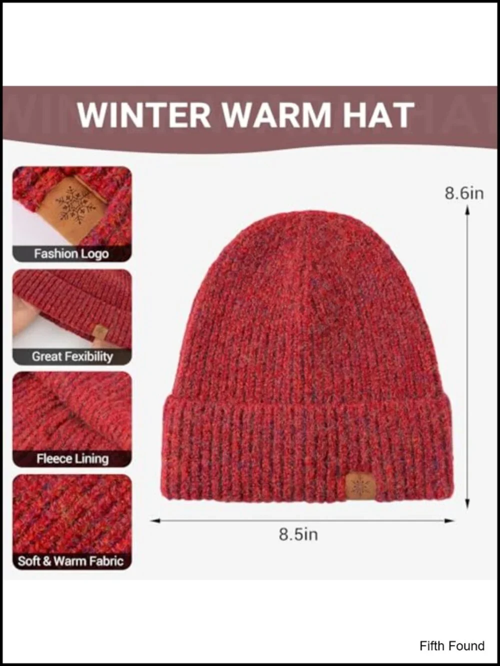 3-in-1 Winter Hat Scarf Gloves Set Nylon Polyester Spandex Touchscreen